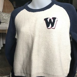 Wrangler Varsity Sweater with patch